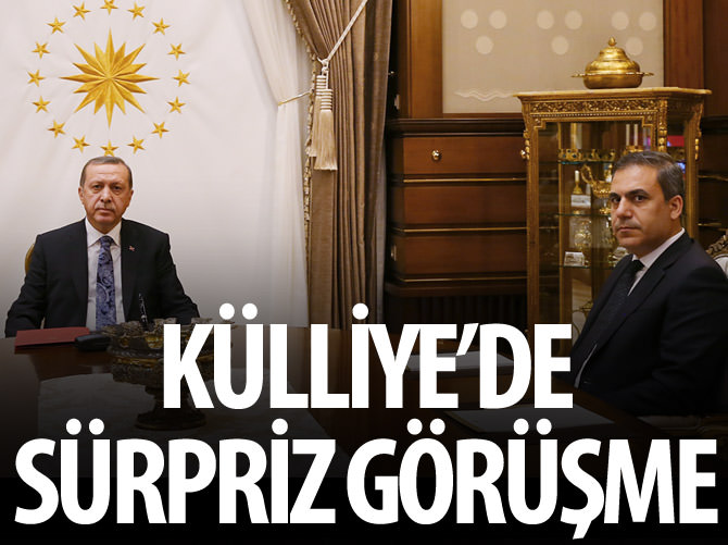 Cumhurbaşkanı Erdoğan MİT Müsteşarı Fidan'ı kabul etti