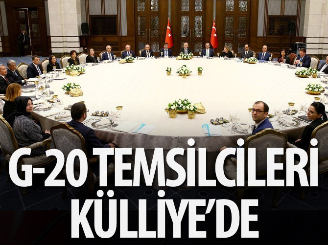 G-20 temsilcileri Külliye'de