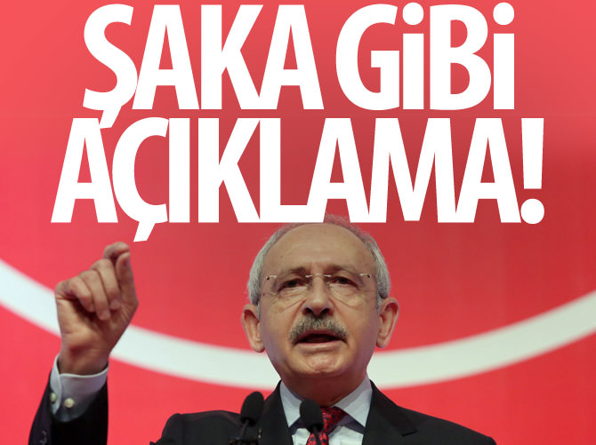 Kılıçdaoğlu'ndan şaka gibi açıklama!
