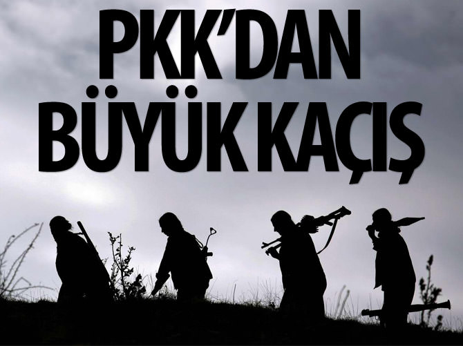 PKK'dan büyük kaçış! 1019 terörist teslim oldu
