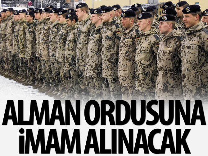 Alman ordusuna imam alınacak