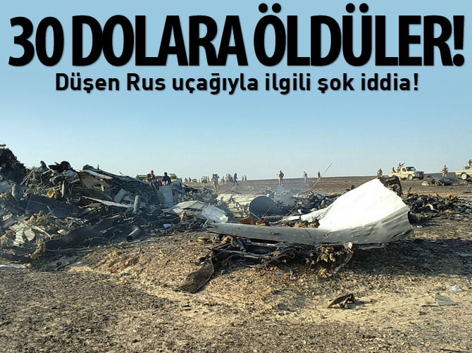 Düşen Rus uçağıyla ilgili şok iddia!