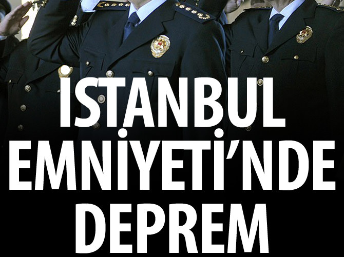 İstanbul Emniyeti'nde deprem