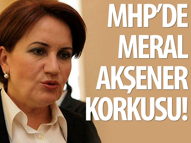 MHP'de Meral Akşener korkusu!