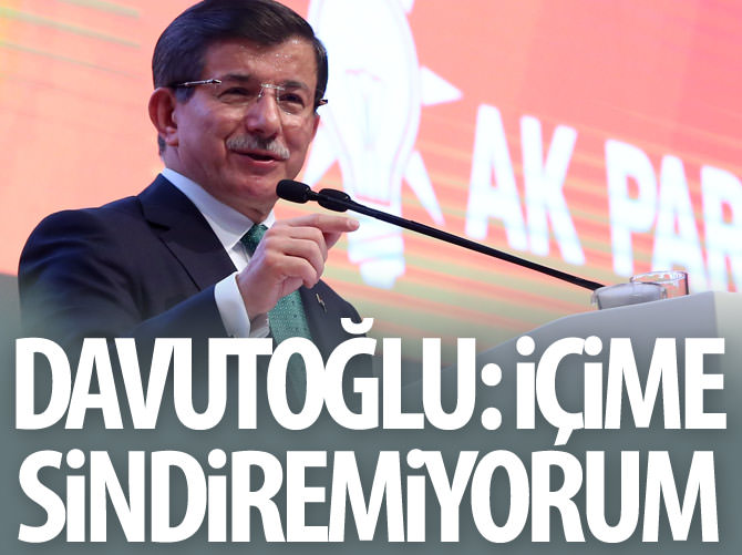 Davutoğlu: İçime sindiremiyorum