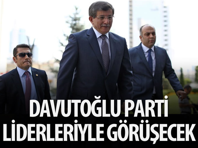 Parti liderleriyle görüşecek