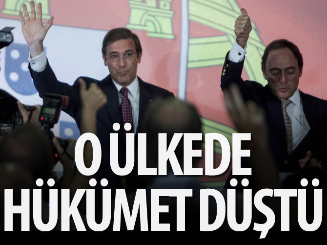 Portekiz'de 10 günlük hükümet düştü