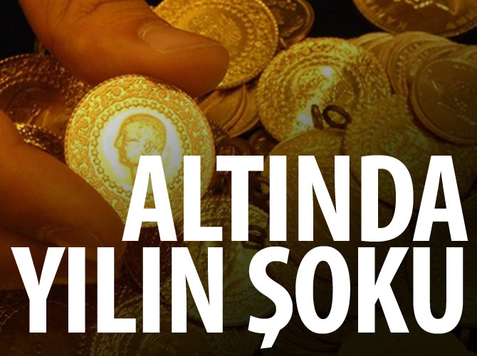 Altın yatırımcısı yılın şokunu yaşadı