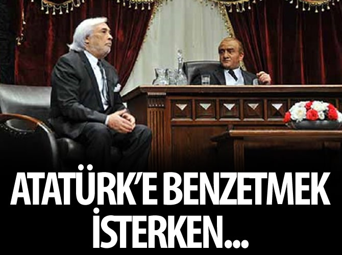Atatürk diye Abdurrahim Albayrak'a benzettiler