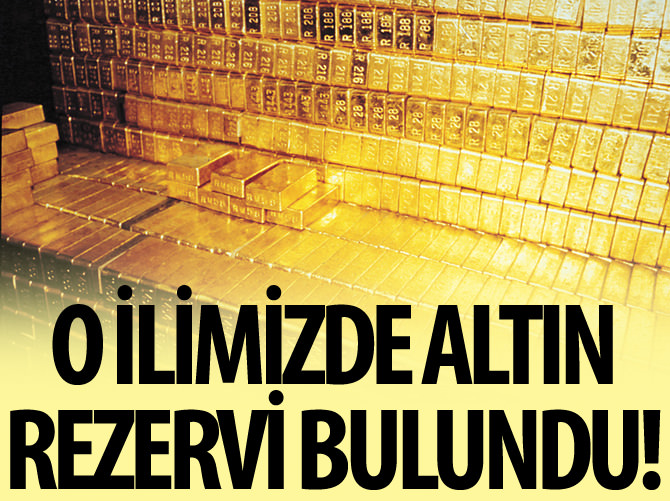 Soma'da altın rezervi bulundu