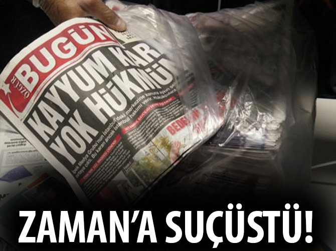 Zaman'a suçüstü yapıldı
