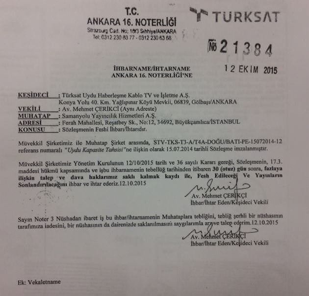 Paralel kanallar Türksat'tan çıkarılıyor - 1