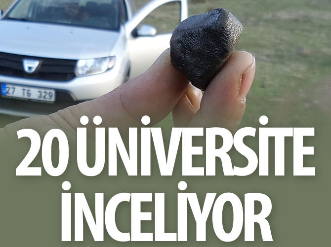 "Bingöl'e düşen gök taşını 20 üniversite inceliyor"