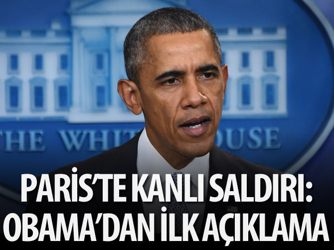 Kanlı saldırı sonrası Obama'dan ilk açıklama