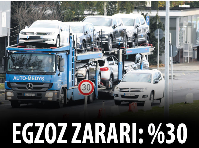 Egzoz zararı yüzde 30.45