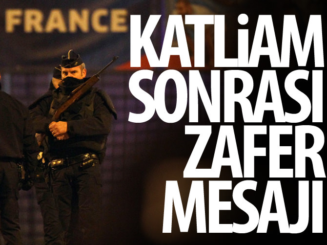 Paris katliamını yapanları tebrik ettiler