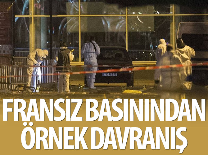 Fransız basınından örnek davranış