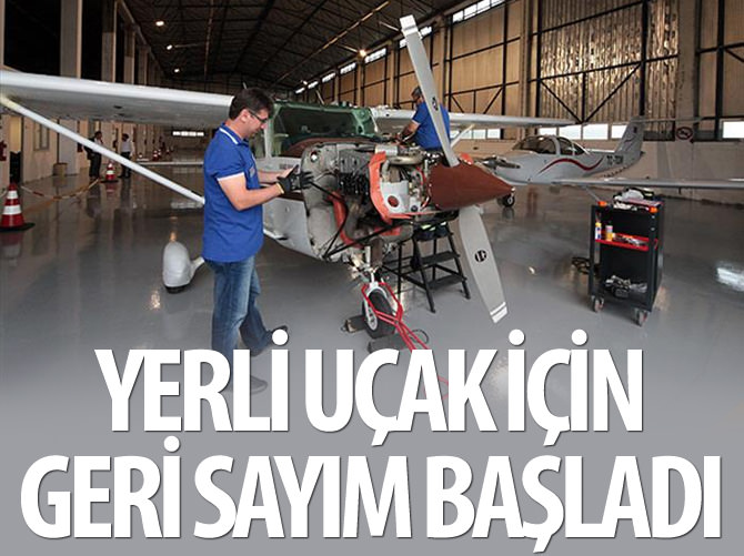Yerli uçak "Doğan" için geri sayım başladı