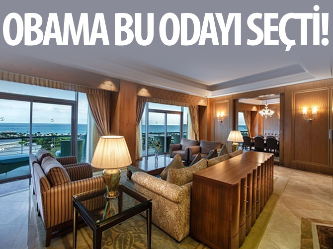 Obama kalmak için bu odayı seçti