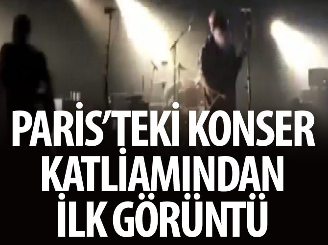 Konser katliamından ilk görüntü