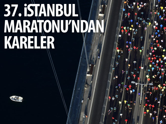 37. İstanbul Maratonu’ndan kareler