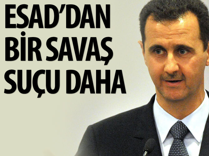 Esad'dan bir savaş suçu daha