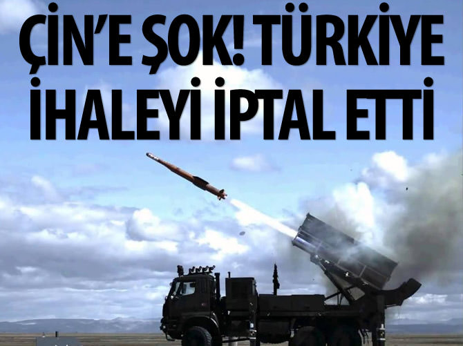 Çin’e şok! Türkiye ihaleyi iptal etti