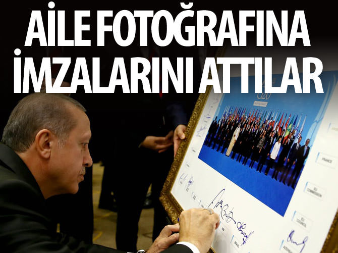Liderler aile fotoğrafına imza attılar
