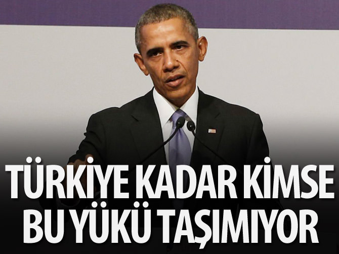 "Kimse Türkiye kadar sığınmacı yükü taşımıyor"