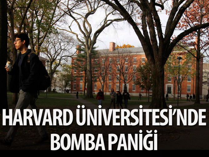Harvard Üniversitesi'ne bomba paniği