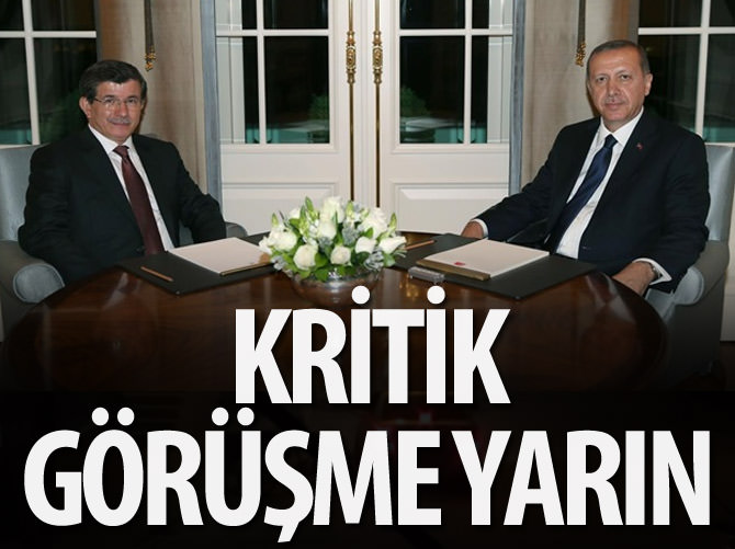 Cumhurbaşkanı Erdoğan, Başbakan Davutoğlu'nu kabul edecek