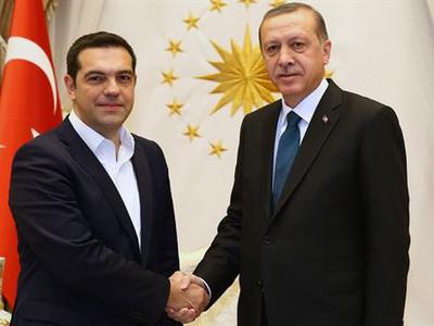 Cumhurbaşkanı Erdoğan, Çipras'ı kabul etti