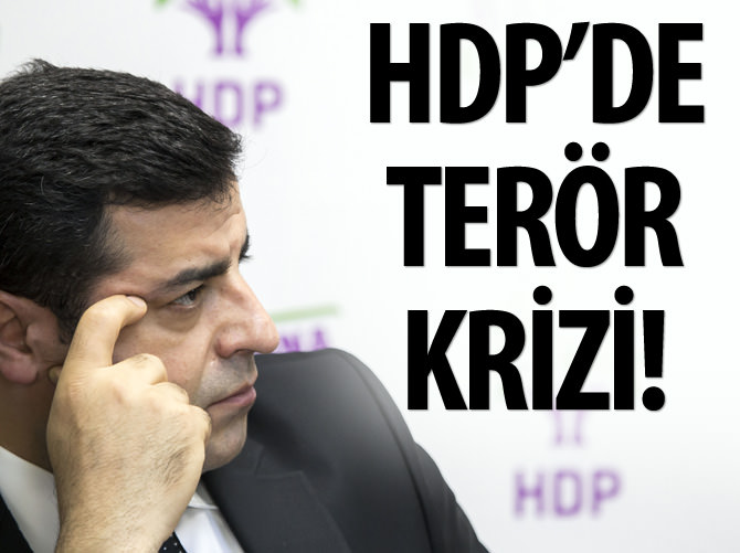 HDP’de “terör” krizi