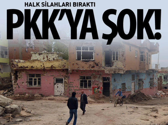 PKK'ya büyük şok! Halk o silahları iade etti