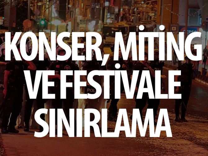 Konser ve gösterilere saat ayarı