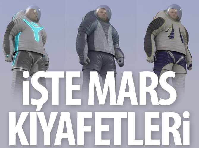 Mars kıyafetleri görücüye çıktı