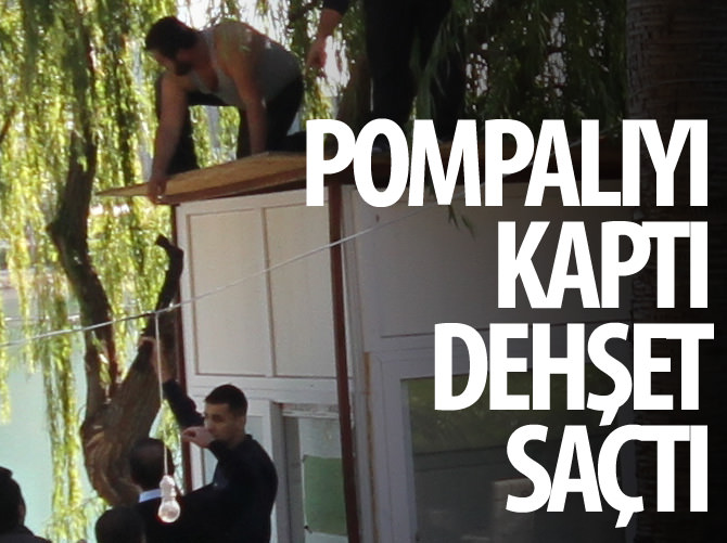 Yıkıma gelen ekiplere silahla direndiler