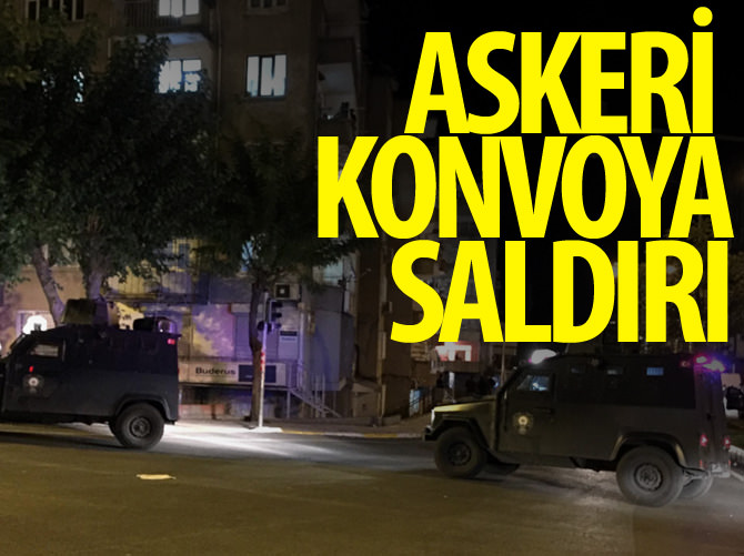 Diyarbakır'da askeri konvoya saldırı