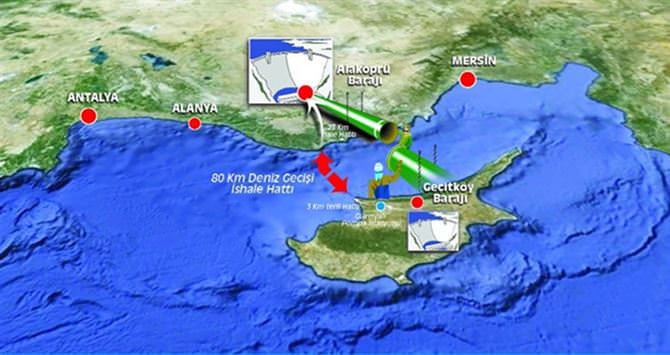KKTC'ye su akışı durdu - 2