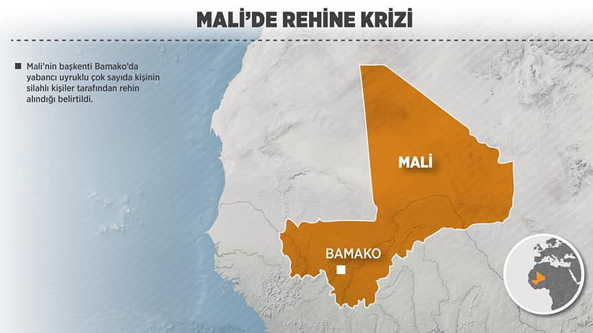 Mali’de otel baskını: 170 rehine