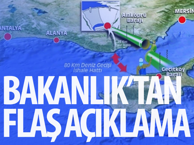 Bakanlık'tan "Türkiye KKTC'nin suyunu kesti" açıklaması