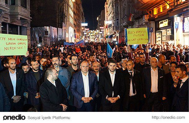 Ülkücüler yine karıştırdı Rusya diye Hollanda Konsolosluğu'nu protesto ettiler