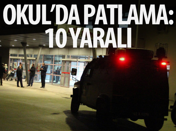 Tunceli'de okul laboratuvarında patlama: 10 yaralı