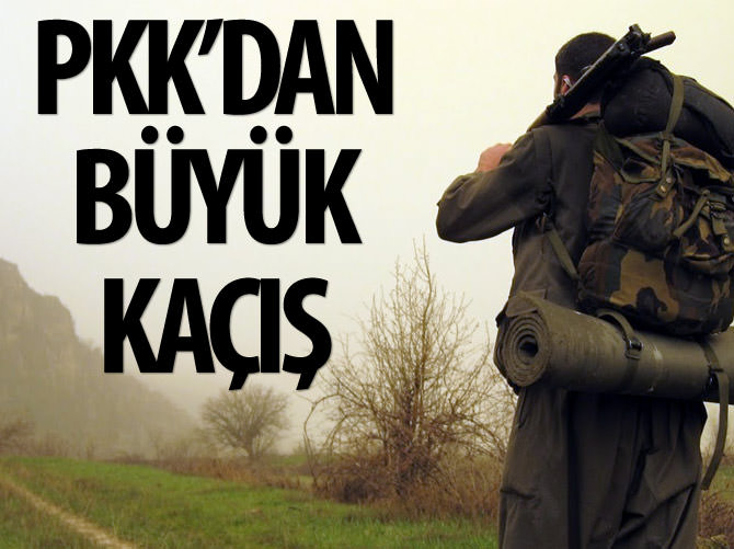 PKK'dan büyük kaçış