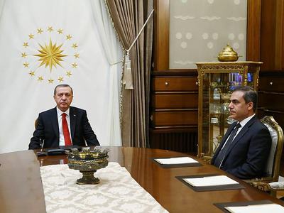 Cumhurbaşkanı Erdoğan, MİT Müsteşarı Fidan'ı kabul etti