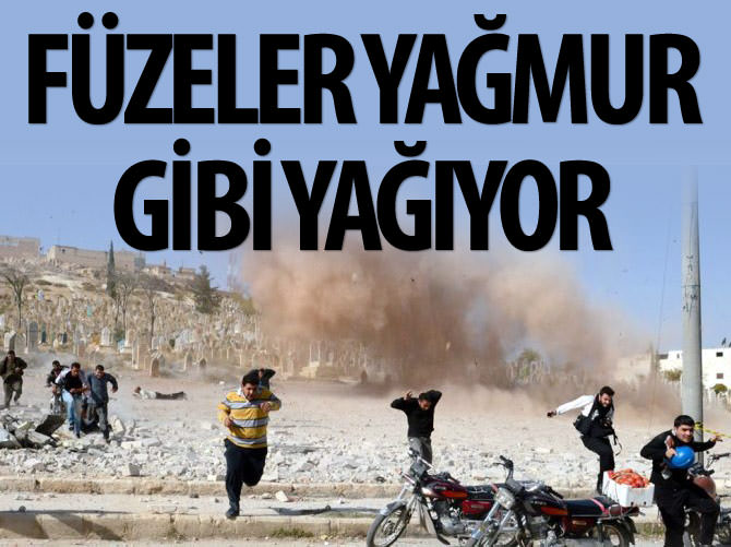 Türkmenler: Füzeler yağmur gibi yağıyor