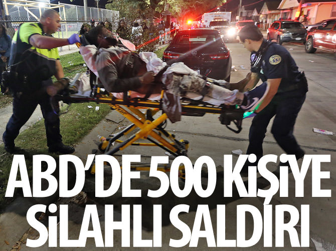 ABD'de 500 kişiye silahlı saldırı
