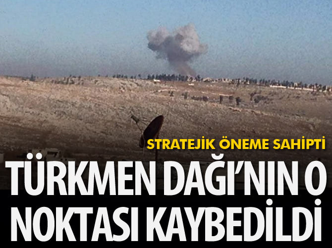 Türkmen Dağı'ndaki stratejik tepe düştü
