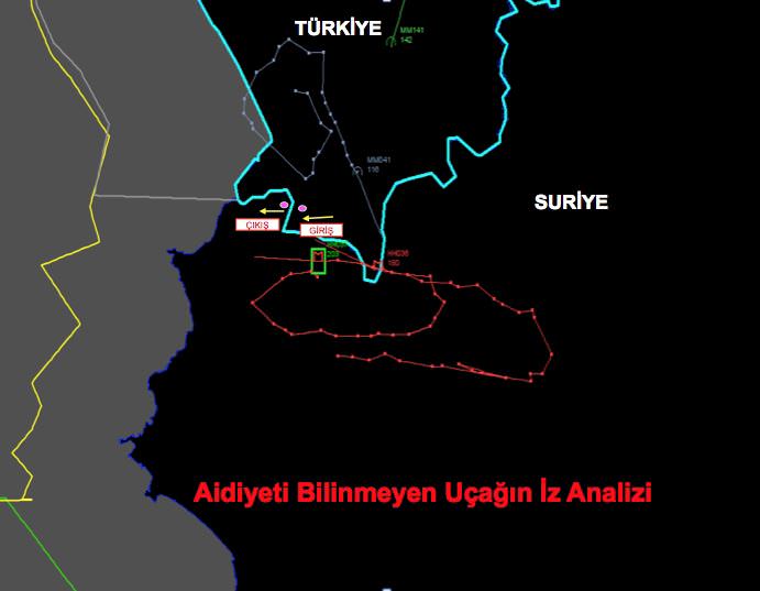 TSK vurulan Rus uçağının iz analizini yayınladı