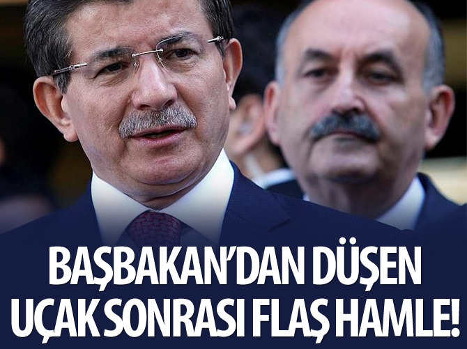 Başbakan'dan flaş düşen uçak hamlesi!